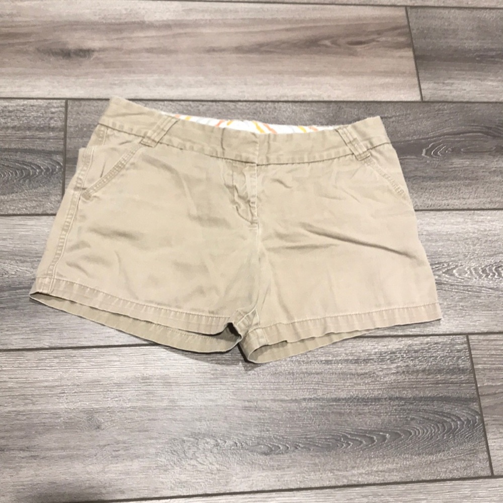 J crew chino shorts size 10